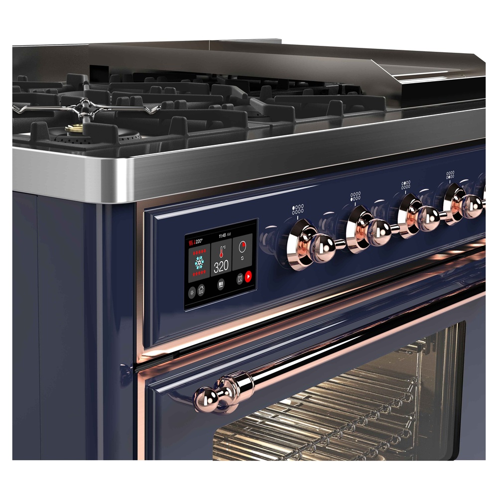 Majestic II Series 48" Dual Fuel Natural Gas Freestanding Range UM12FDNS3MBP