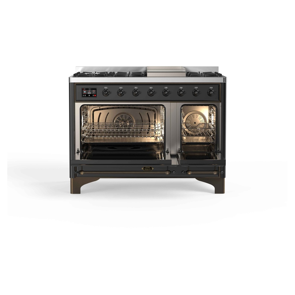 Majestic II Series 48" Dual Fuel Liquid Propane Freestanding Range UM12FDNS3MGBLP