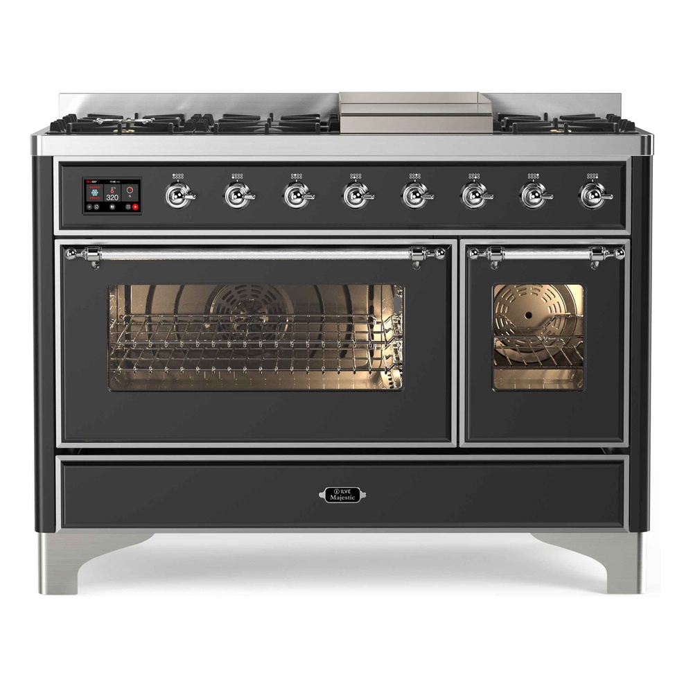 Majestic II Series 48" Dual Fuel Liquid Propane Freestanding Range UM12FDNS3BUCLP