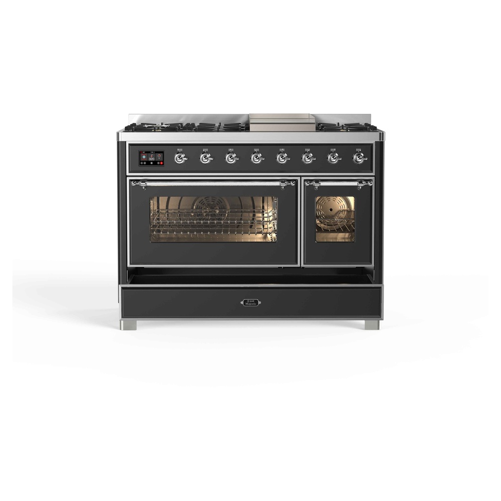 Majestic II Series 48" Dual Fuel Natural Gas Freestanding Range UM12FDNS3MGC