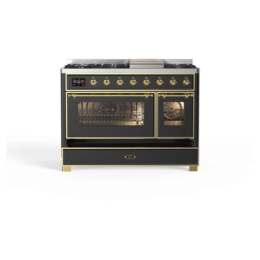 Majestic II Series 48" Dual Fuel Natural Gas Freestanding Range UM12FDNS3MGG