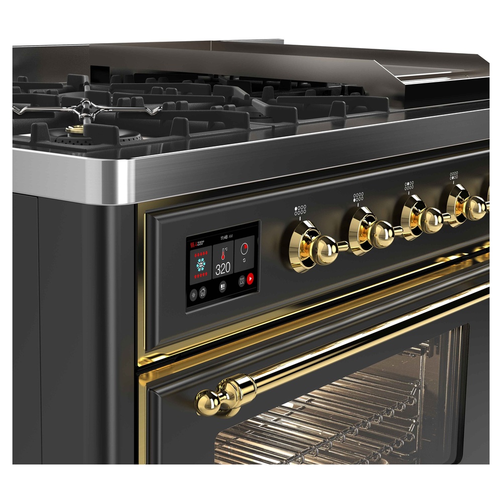 Majestic II Series 48" Dual Fuel Natural Gas Freestanding Range UM12FDNS3MGG