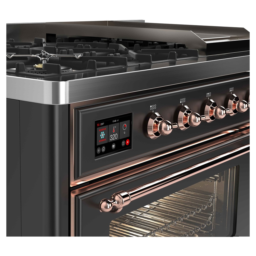 Majestic II Series 48" Dual Fuel Natural Gas Freestanding Range UM12FDNS3MGP