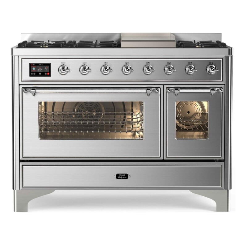 Majestic II Series 48" Dual Fuel Liquid Propane Freestanding Range UM12FDNS3BUCLP