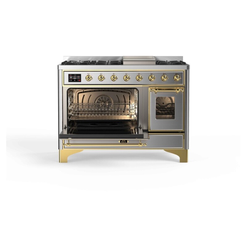 Majestic II Series 48" Dual Fuel Natural Gas Freestanding Range UM12FDNS3SSG