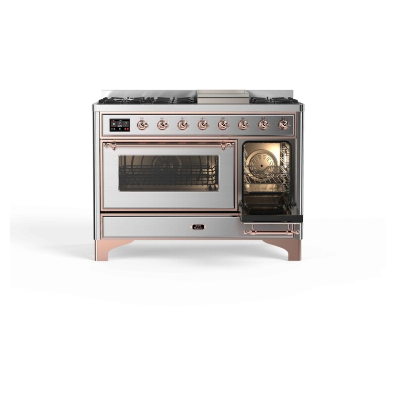 Majestic II Series 48" Dual Fuel Natural Gas Freestanding Range UM12FDNS3SSP