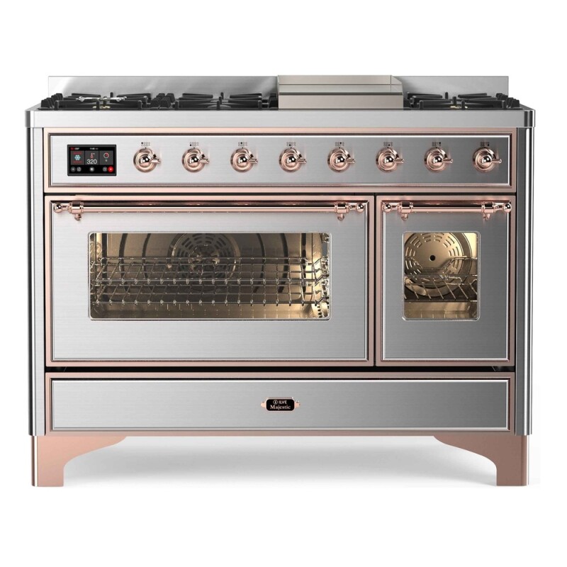 Majestic II Series 48" Dual Fuel Liquid Propane Freestanding Range UM12FDNS3EGPLP