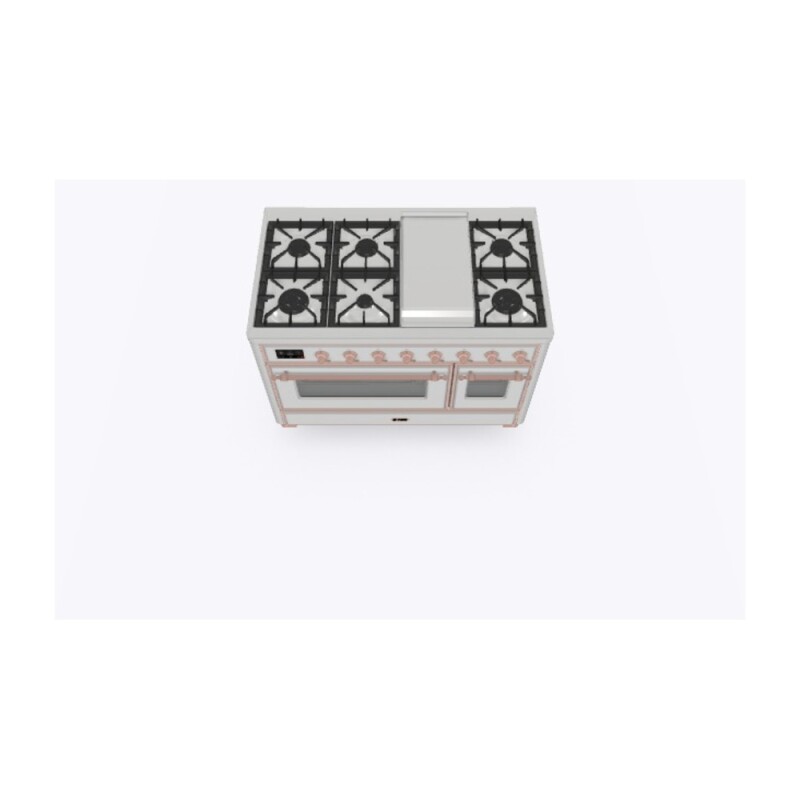 Majestic II Series 48" Dual Fuel Liquid Propane Freestanding Range UM12FDNS3SSPLP