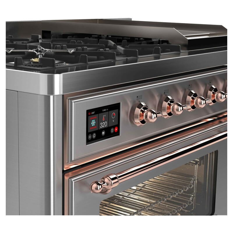 Majestic II Series 48" Dual Fuel Liquid Propane Freestanding Range UM12FDNS3SSPLP