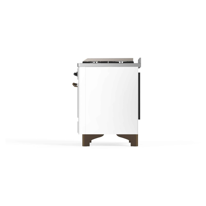 Majestic II Series 48" Dual Fuel Natural Gas Freestanding Range UM12FDNS3WHB