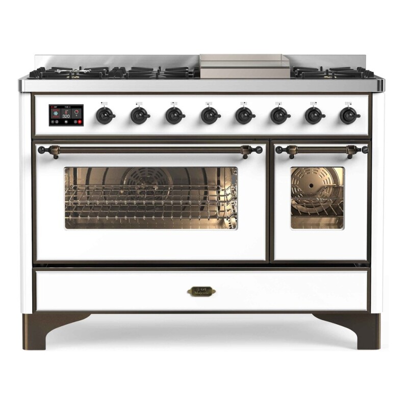 Majestic II Series 48" Dual Fuel Liquid Propane Freestanding Range UM12FDNS3SSBLP