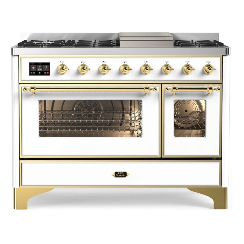 Majestic II Series 48" Dual Fuel Natural Gas Freestanding Range UM12FDNS3BUG