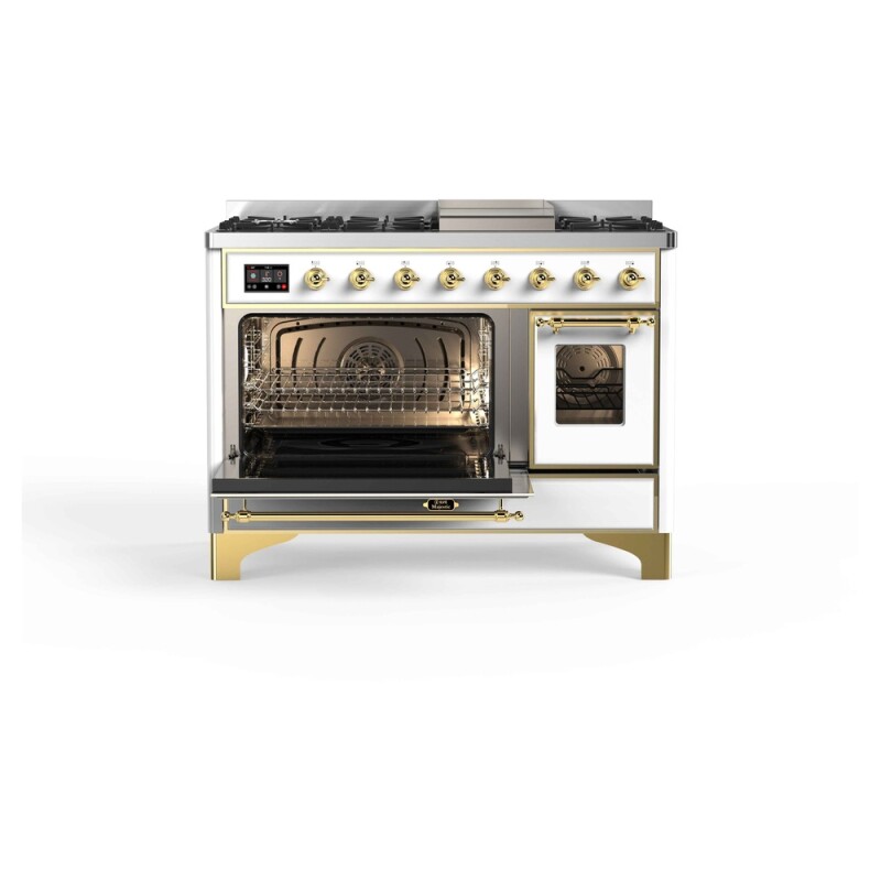 Majestic II Series 48" Dual Fuel Natural Gas Freestanding Range UM12FDNS3WHG