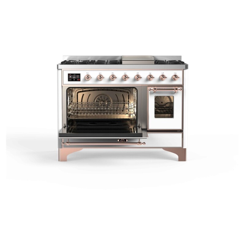 Majestic II Series 48" Dual Fuel Natural Gas Freestanding Range UM12FDNS3WHP