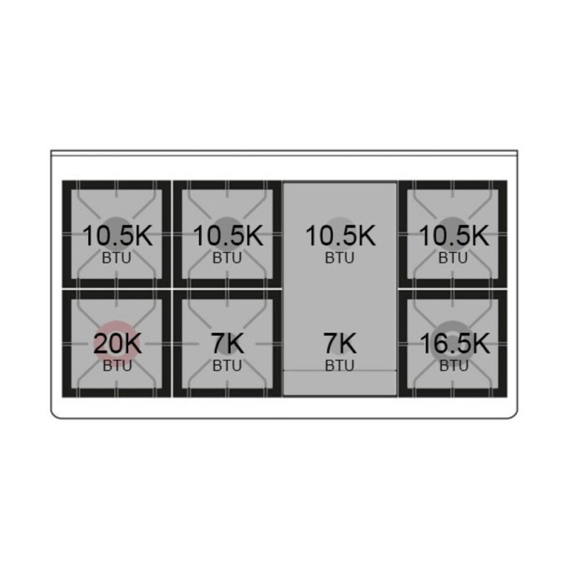 Majestic II Series 48" Dual Fuel Natural Gas Freestanding Range UM12FDQNS3BGG