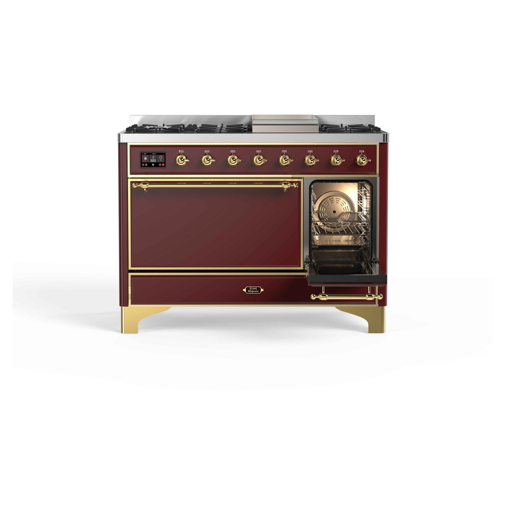 Majestic II Series 48" Dual Fuel Natural Gas Freestanding Range UM12FDQNS3BUG