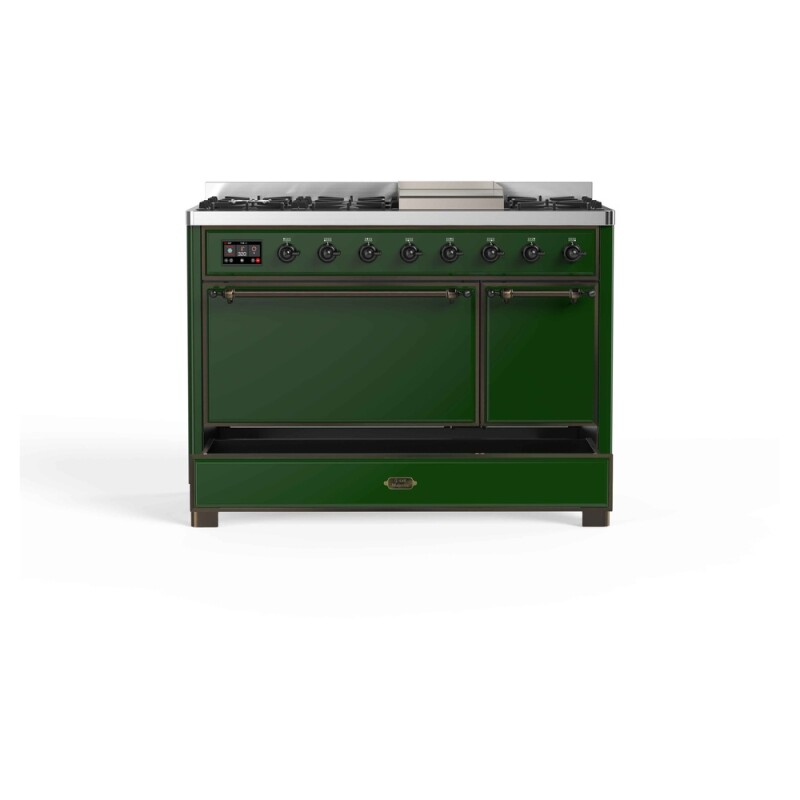 Majestic II Series 48" Dual Fuel Natural Gas Freestanding Range UM12FDQNS3EGB