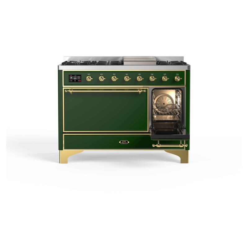 Majestic II Series 48" Dual Fuel Natural Gas Freestanding Range UM12FDQNS3EGG