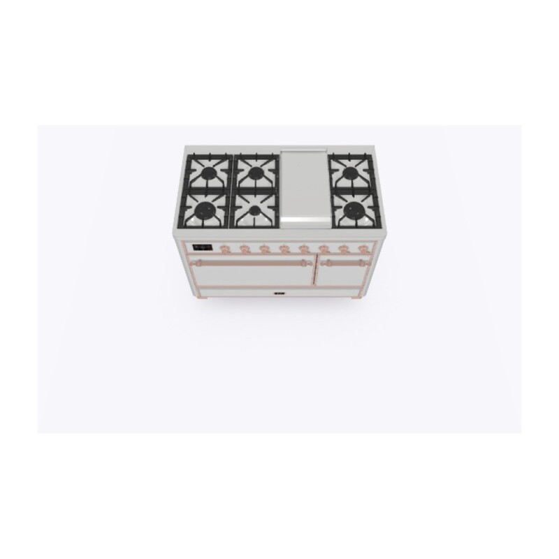 Majestic II Series 48" Dual Fuel Natural Gas Freestanding Range UM12FDQNS3SSP