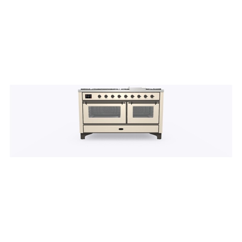 Majestic II Series 60" Dual Fuel Natural Gas Freestanding Range UM15FDNS3AWB