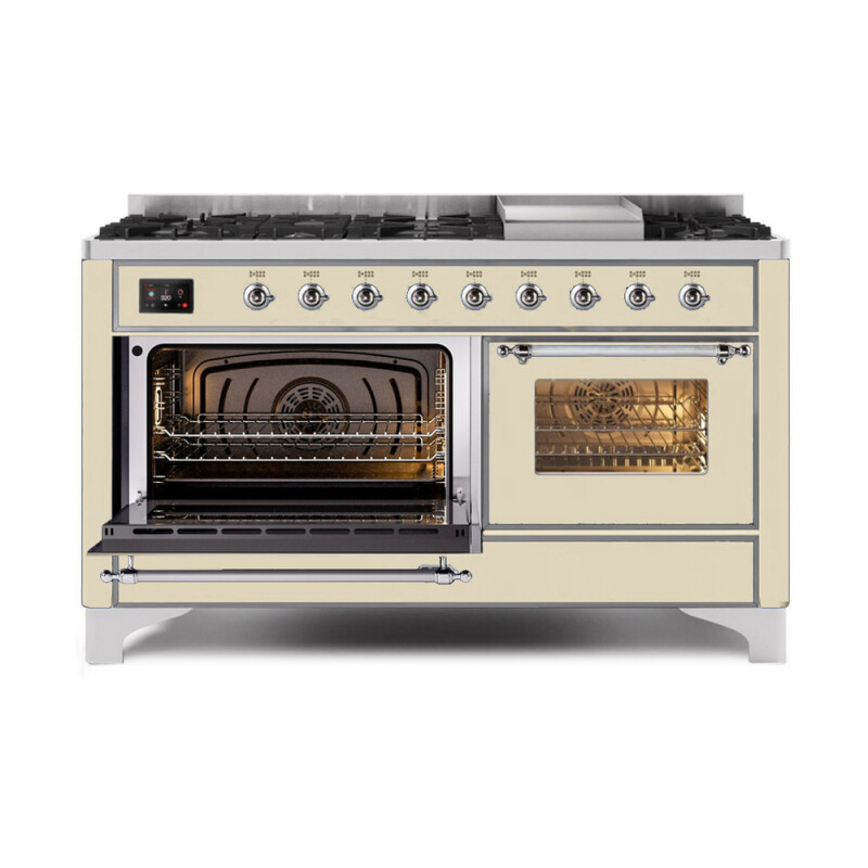 Majestic II Series 60" Dual Fuel Natural Gas Freestanding Range UM15FDNS3AWC