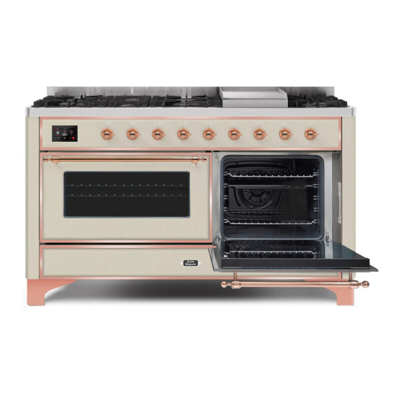 Majestic II Series 60" Dual Fuel Natural Gas Freestanding Range UM15FDNS3AWP