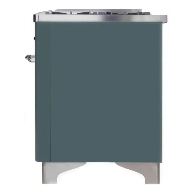 Majestic II Series 60 inch Freestanding Dual Fuel Range with Natural Gas, 9 Sealed Brass Burners, Double Ovens, 5.02 cu. ft. Total Oven Capacity, Griddle, Convection Oven, Continuous Grates,  UM15FDNS3BGC