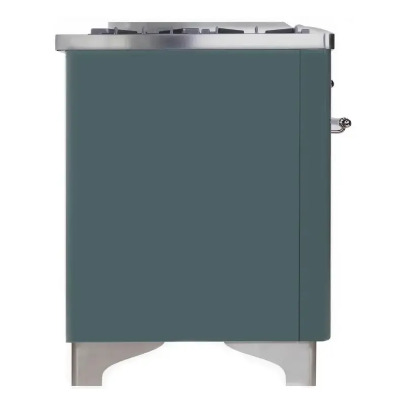 Majestic II Series 60 inch Freestanding Dual Fuel Range with Natural Gas, 9 Sealed Brass Burners, Double Ovens, 5.02 cu. ft. Total Oven Capacity, Griddle, Convection Oven, Continuous Grates,  UM15FDNS3BGC