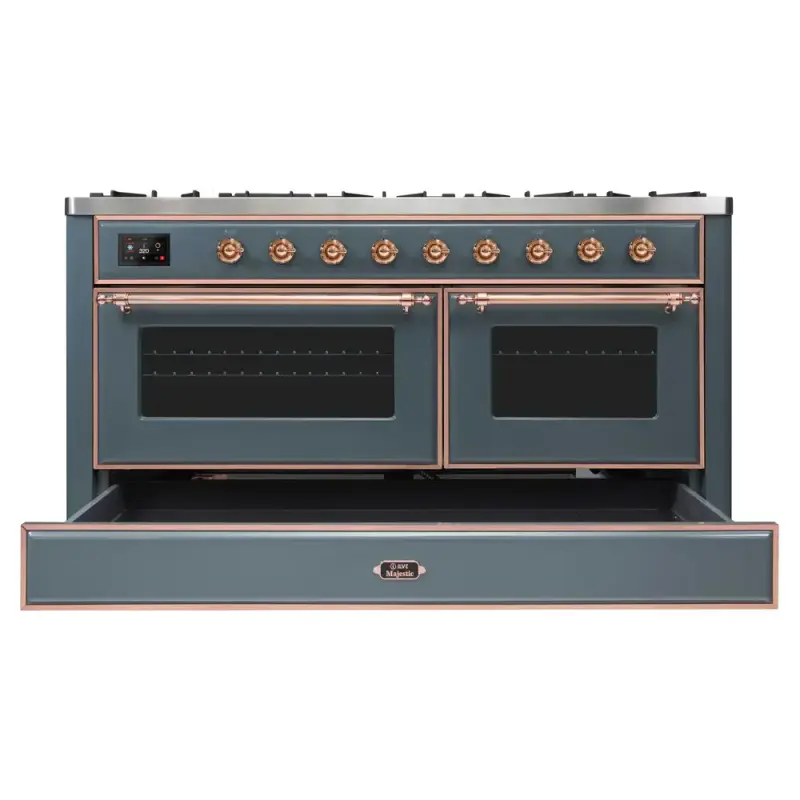 Majestic II Series 60" Dual Fuel Natural Gas Freestanding Range UM15FDNS3BGP