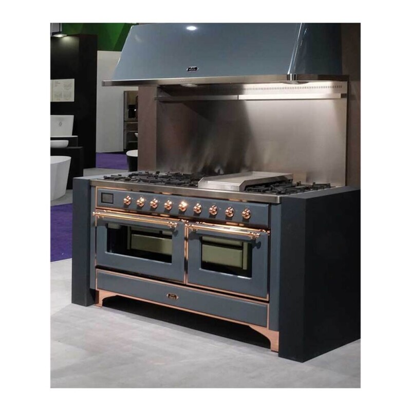 Majestic II Series 60" Dual Fuel Natural Gas Freestanding Range UM15FDNS3BGP