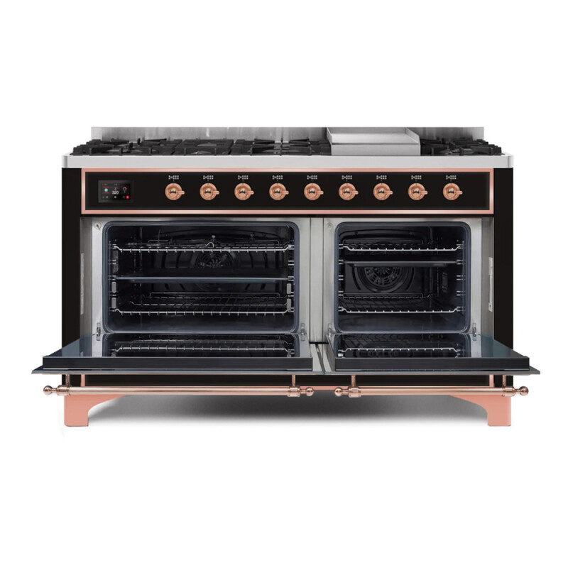 Majestic II Series 60" Dual Fuel Natural Gas Freestanding Range UM15FDNS3BKP
