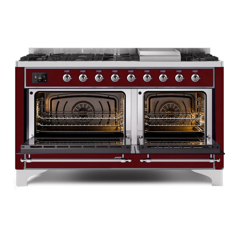 Majestic II Series 60" Dual Fuel Natural Gas Freestanding Range UM15FDNS3BUC