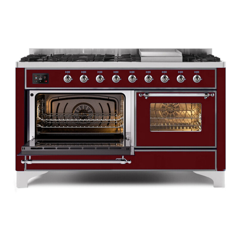 Majestic II Series 60" Dual Fuel Natural Gas Freestanding Range UM15FDNS3BUC