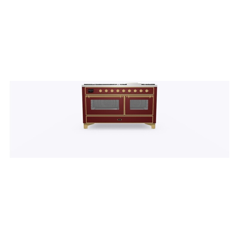 Majestic II Series 60" Dual Fuel Liquid Propane Freestanding Range UM15FDNS3BUGLP
