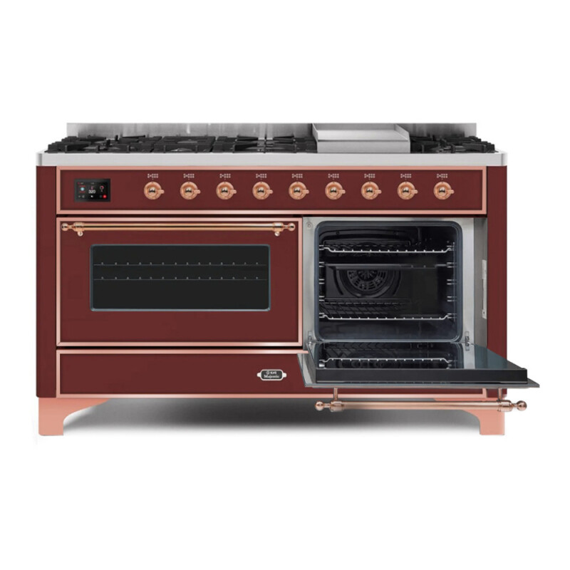 Majestic II Series 60" Dual Fuel Natural Gas Freestanding Range UM15FDNS3BUP