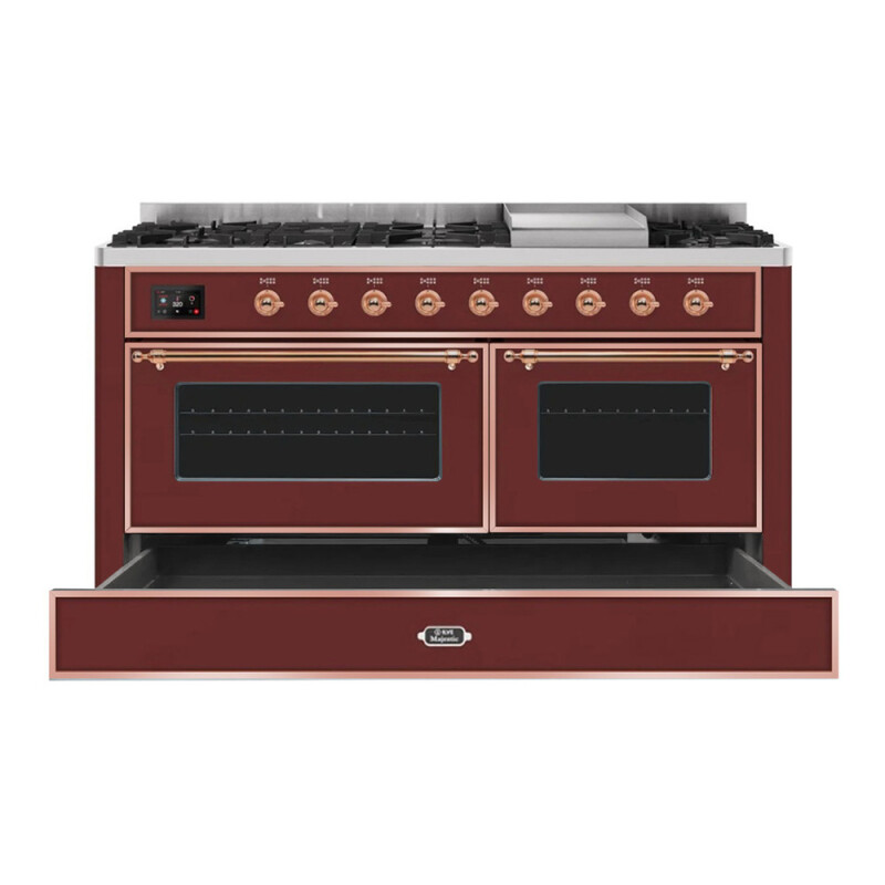 Majestic II Series 60" Dual Fuel Natural Gas Freestanding Range UM15FDNS3BUP