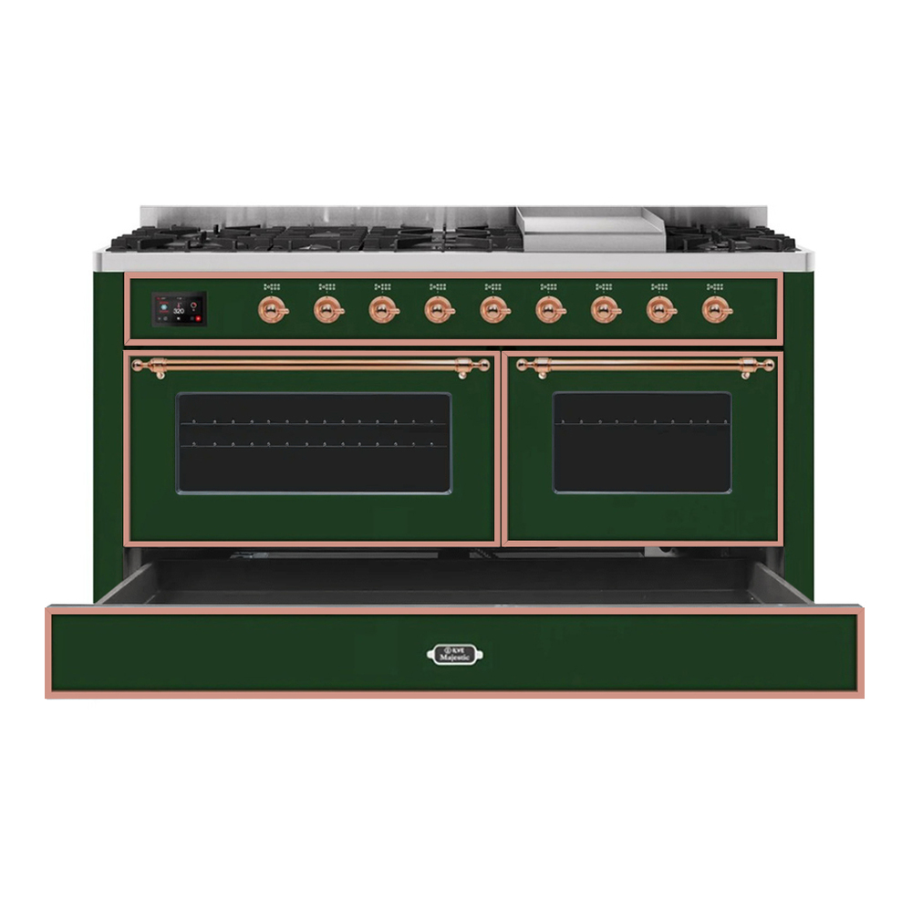 Majestic II Series 60" Dual Fuel Natural Gas Freestanding Range UM15FDNS3EGP