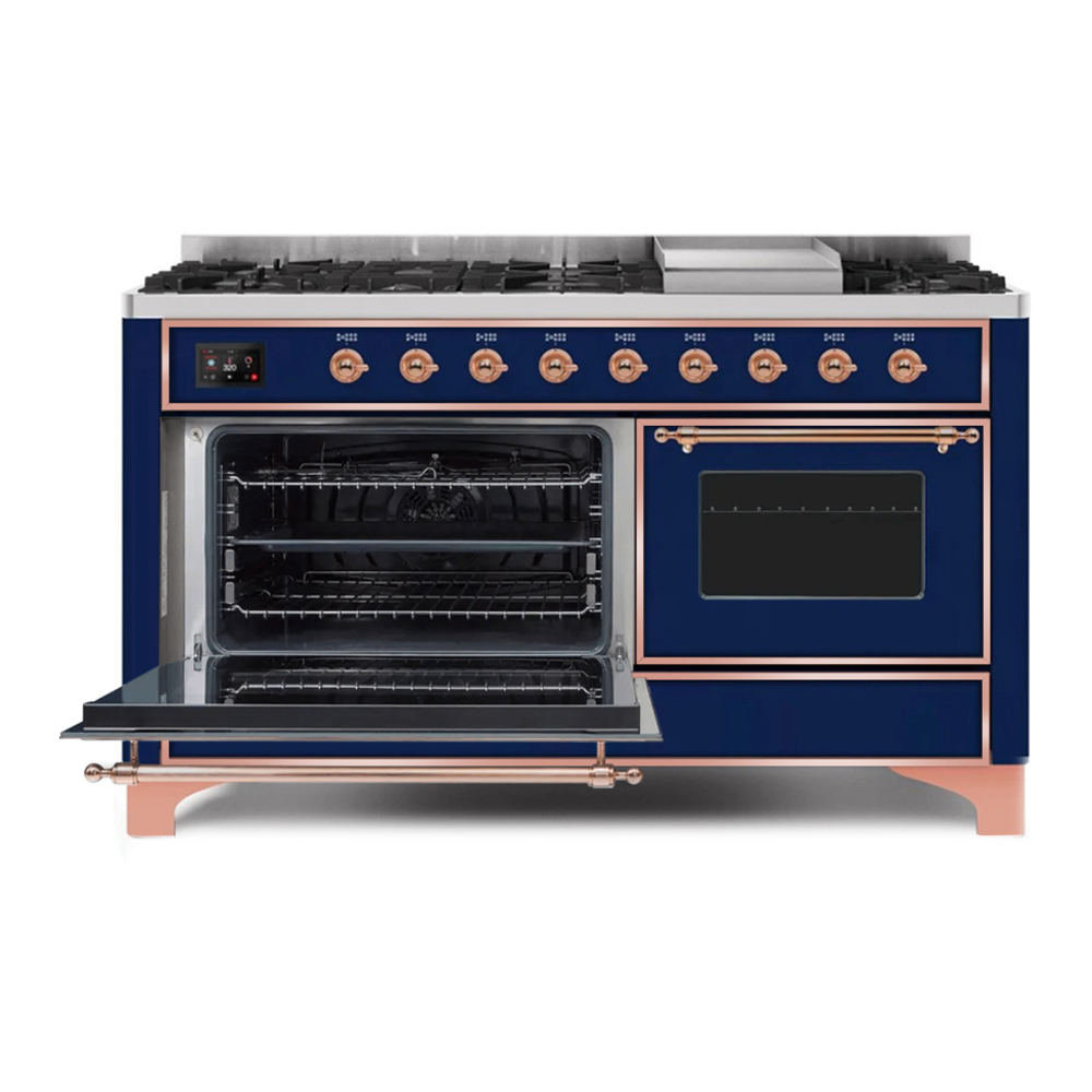 Majestic II Series 60" Dual Fuel Natural Gas Freestanding Range UM15FDNS3MBP