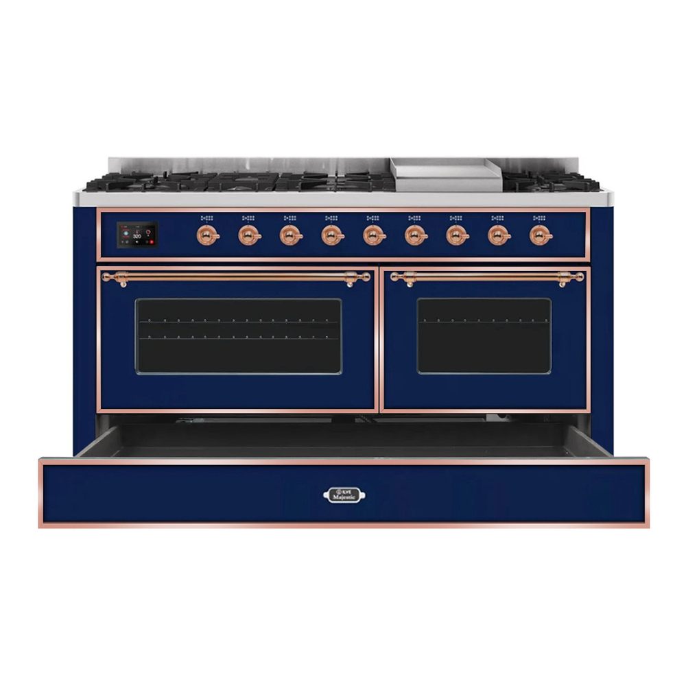 Majestic II Series 60" Dual Fuel Natural Gas Freestanding Range UM15FDNS3MBP