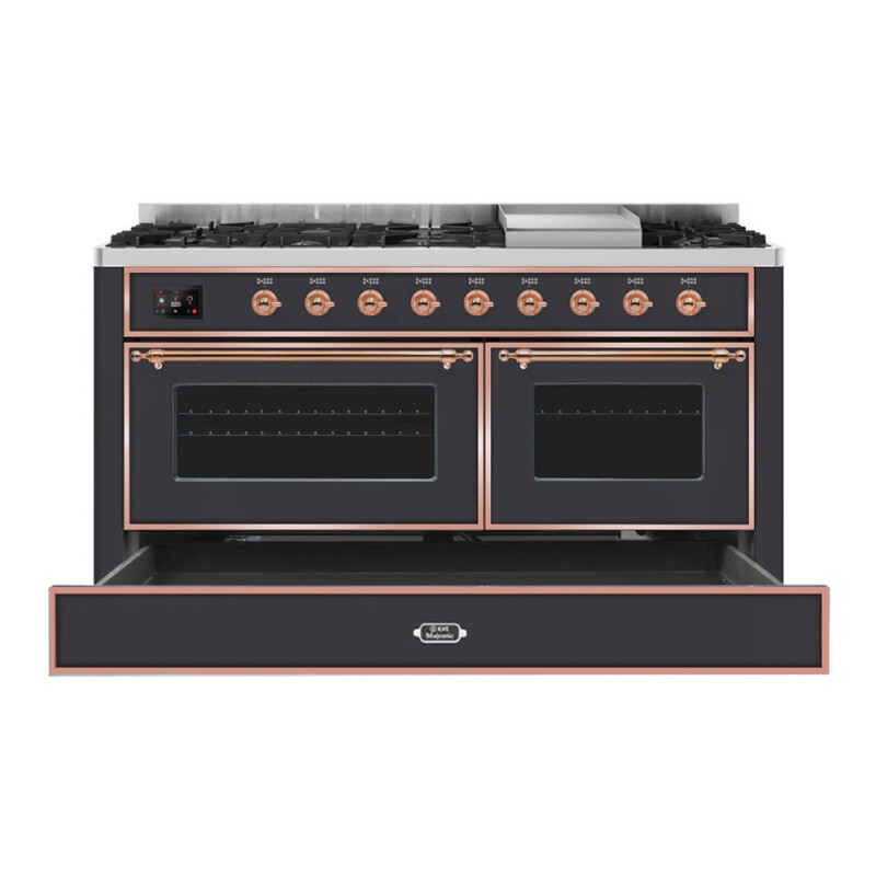Majestic II Series 60" Dual Fuel Natural Gas Freestanding Range UM15FDNS3MGP