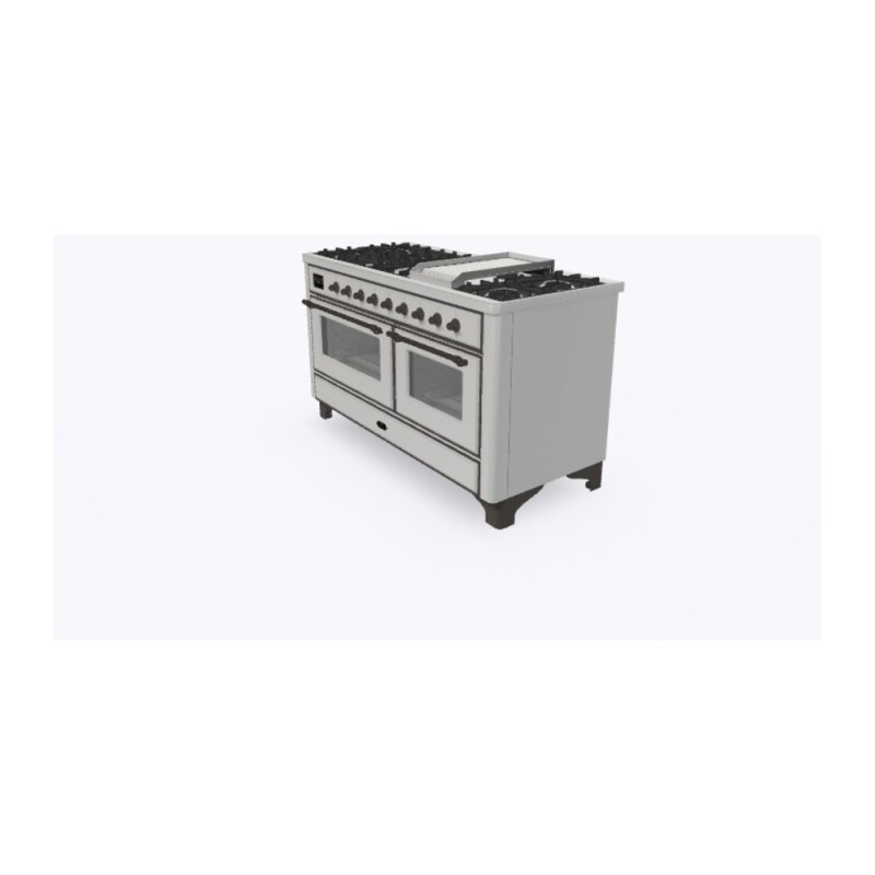 Majestic II Series 60" Dual Fuel Natural Gas Freestanding Range UM15FDNS3SSB