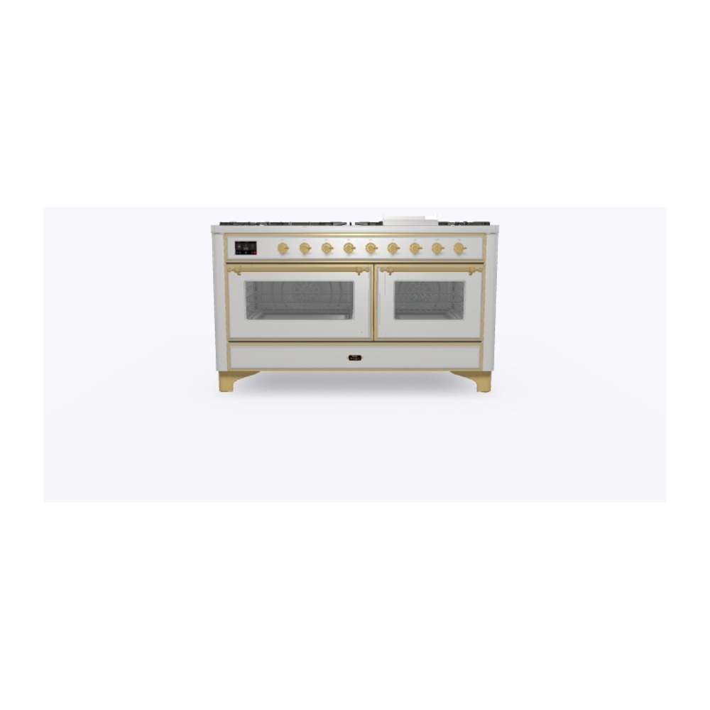 Majestic II Series 60" Dual Fuel Natural Gas Freestanding Range UM15FDNS3SSG