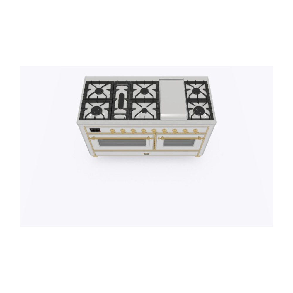 Majestic II Series 60" Dual Fuel Natural Gas Freestanding Range UM15FDNS3SSG