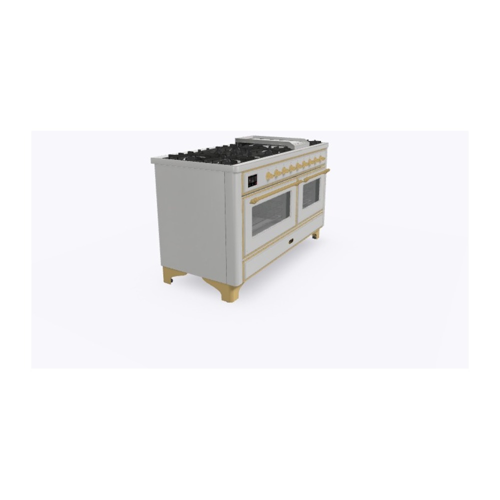 Majestic II Series 60" Dual Fuel Natural Gas Freestanding Range UM15FDNS3SSG