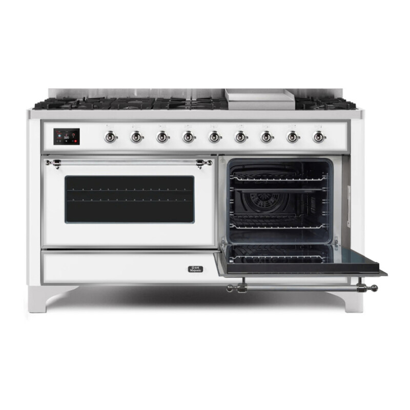 Majestic II Series 60" Dual Fuel Natural Gas Freestanding Range UM15FDNS3WHC