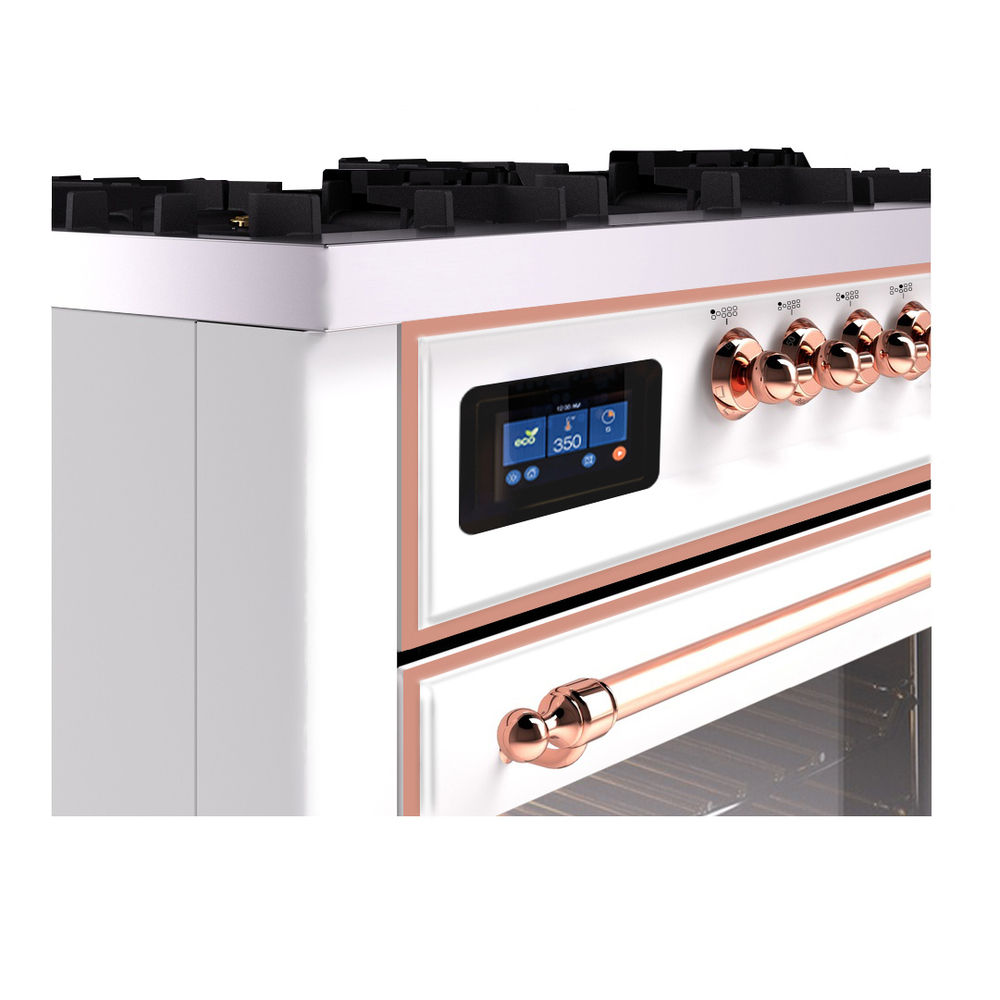 Majestic II Series 60" Dual Fuel Natural Gas Freestanding Range UM15FDNS3WHP