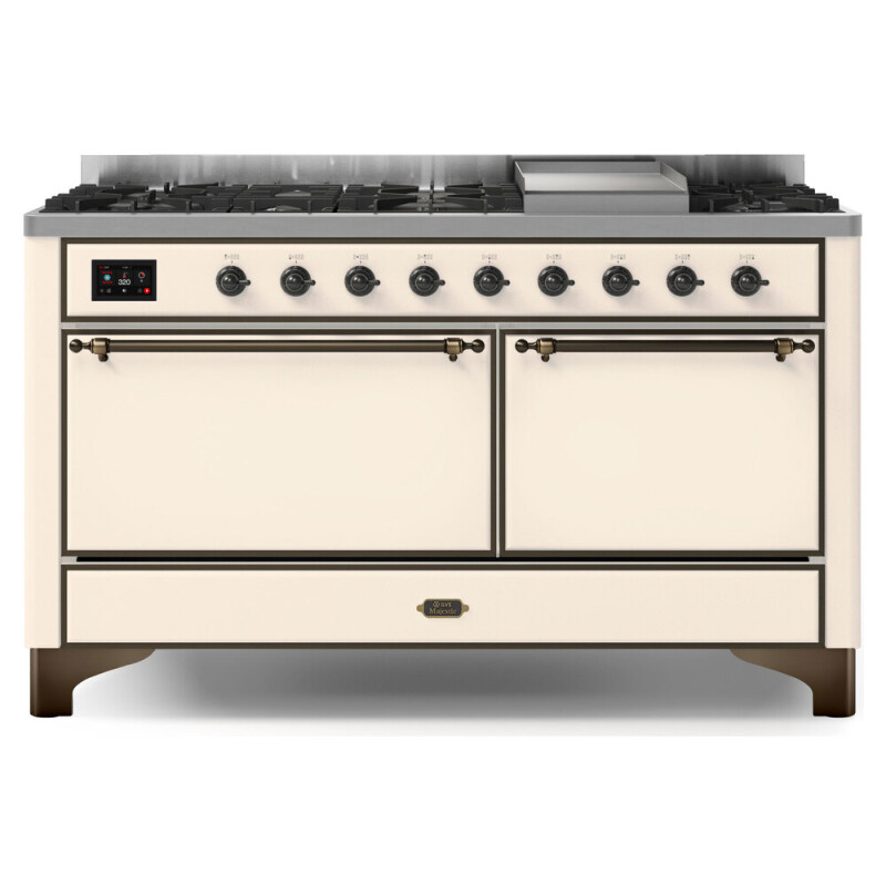 Majestic II Series 60" Dual Fuel Natural Gas Freestanding Range UM15FDQNS3EGB