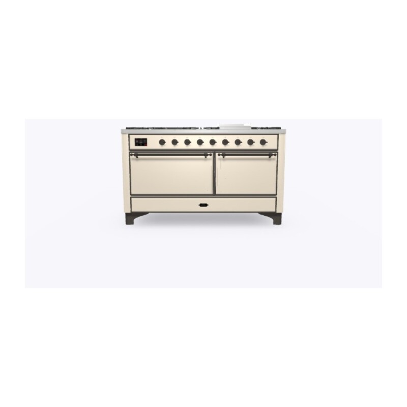 Majestic II Series 60" Dual Fuel Natural Gas Freestanding Range UM15FDQNS3AWB