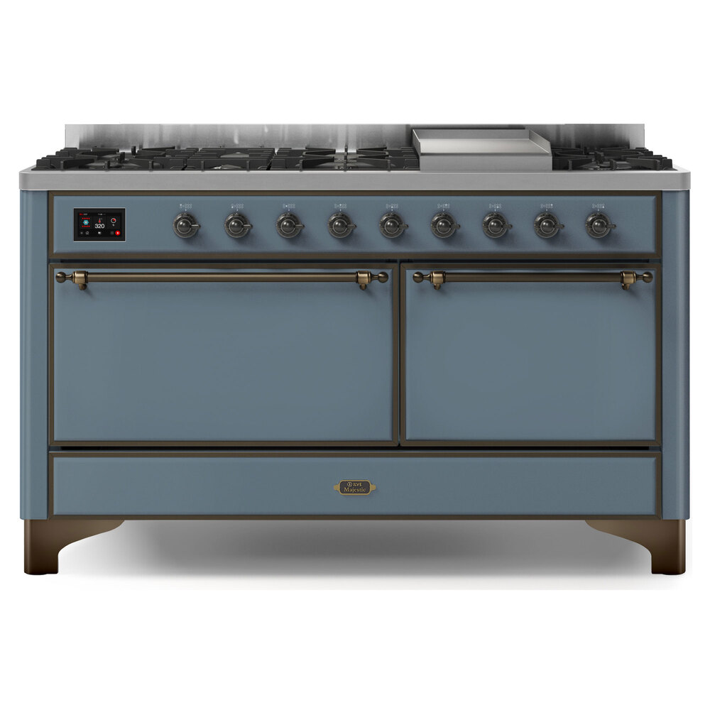 Majestic II Series 60" Dual Fuel Natural Gas Freestanding Range UM15FDQNS3EGB