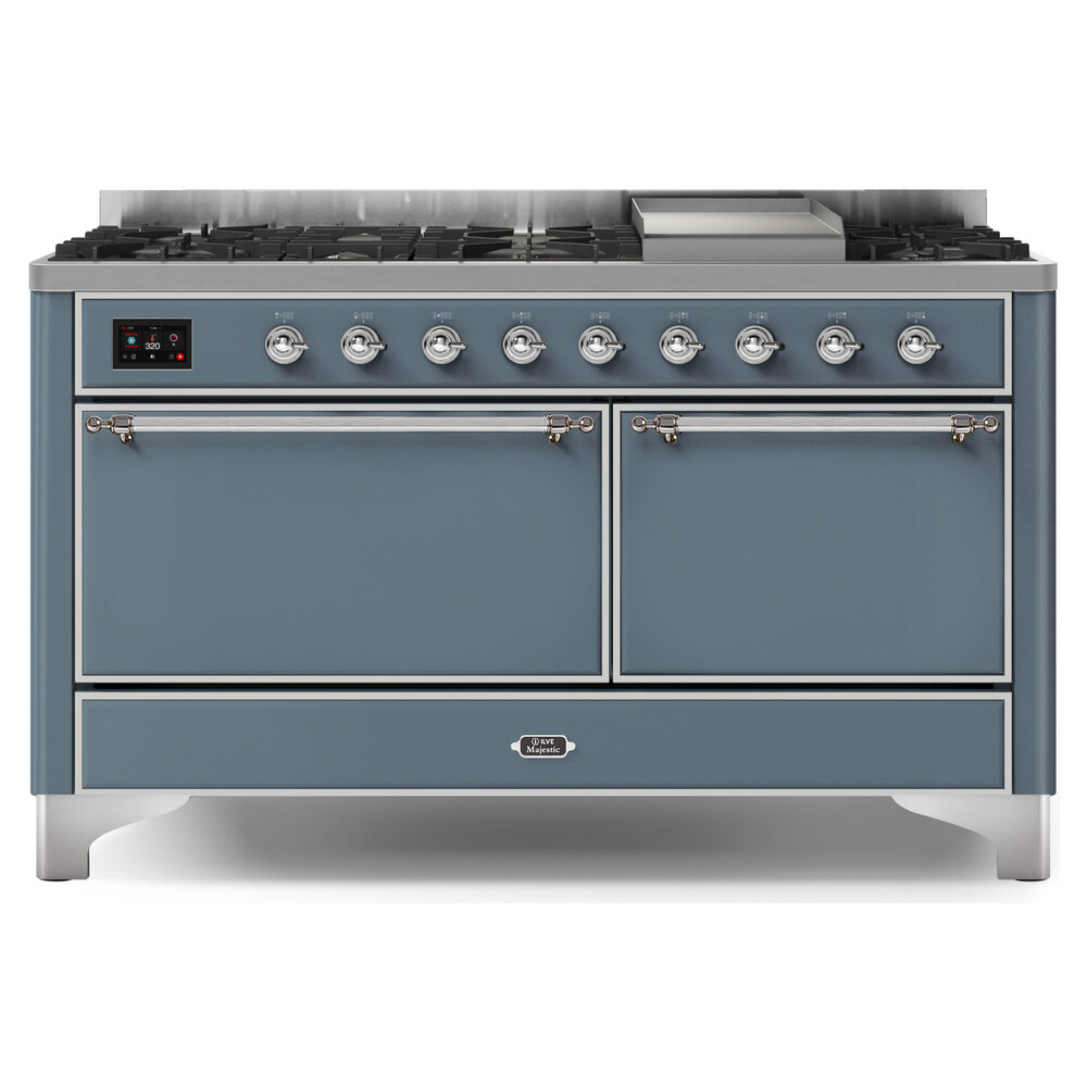 Majestic II Series 60" Dual Fuel Natural Gas Freestanding Range UM15FDQNS3BUC